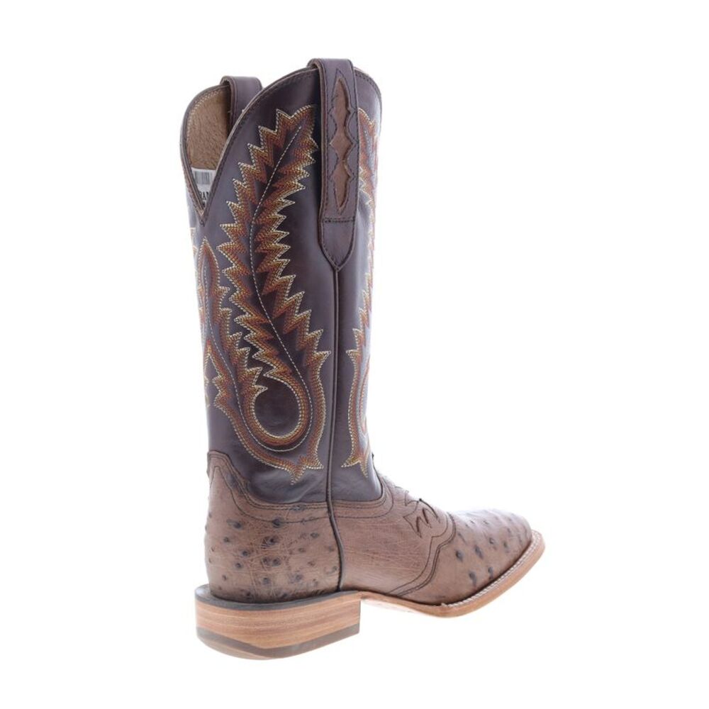 Durango Mens Premium Exotic Full Quill Ostrich Brown Boots (NWT) - Picture 7 of 7